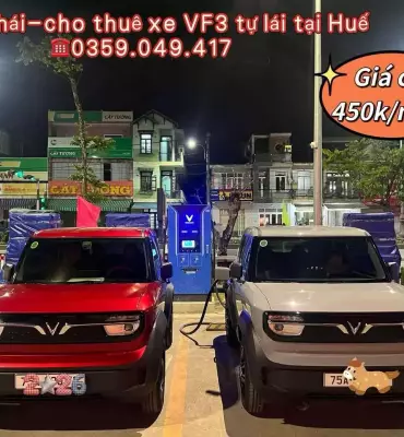 Cho thuê xe Vinfast VF3 tại Huế