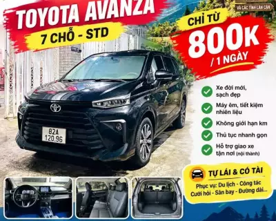 Cho thuê xe Toyota Avanza tại Kon Tum