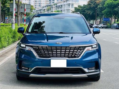 Bán xe Kia Carnival Premium 2.2D 8S 2022, màu xanh