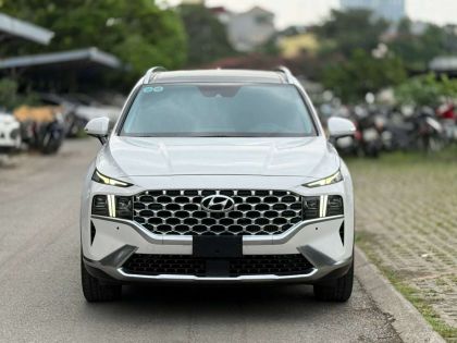 Bán xe Hyundai SantaFe Cao Cấp 2.2L HTRAC 2023, màu trắng