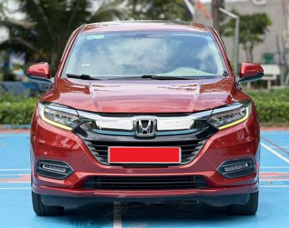 Bán xe Honda HRV L 2018, màu đỏ cam