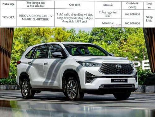 INNOVA CROSS HEV 2026