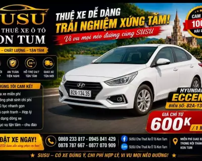 Cho thuê xe Hyundai Accent tại Kon Tum