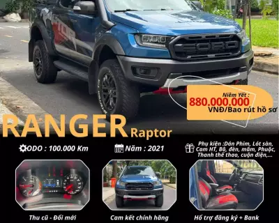 FORD RANGER RAPTOR – ĐỜI 2021