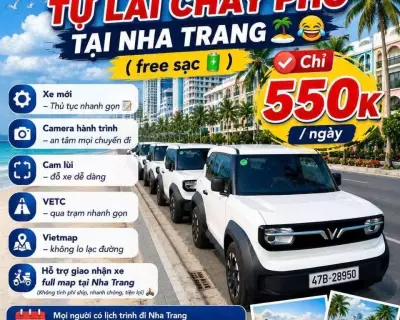 Cho thuê xe Vinfast VF3 tại Nha Trang