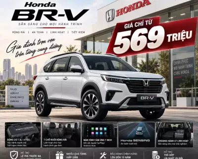 HONDA BR-V – SUV 7 CHỖ, GIÁ ĐANG CỰC TỐT! 
