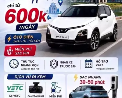 Cho thuê xe Vinfast VF6 Plus tại HN