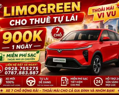 Cho thuê xe VinFast Limo Green tại Cao Lãnh