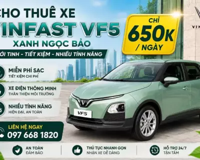 Cho thuê xe Vinfast VF5 tại HN