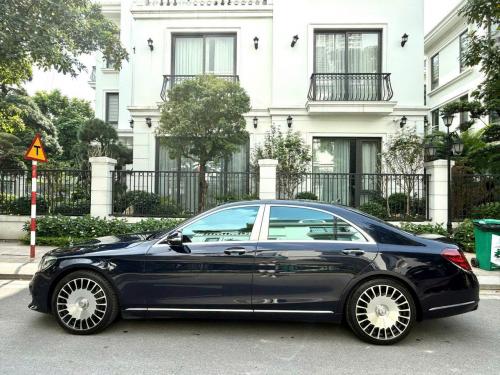 Hàng hiếm s450 L màu xanh cavansite nội thất kem sx 2017