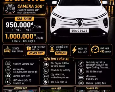 Cho thuê xe Vinfast MPV7 tại Cần Thơ
