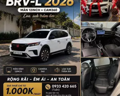 Cho thuê xe Honda BRV-L tại HCM