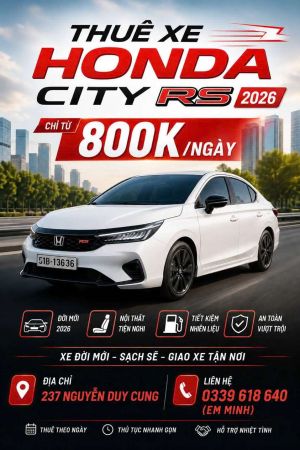 Cho thuê xe Honda City tại HCM