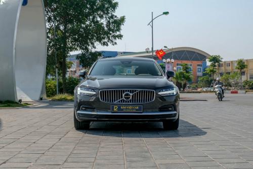 Bán nhanh xe Volvo S90 B6 Ultimate phiên bản 2023 màu Xám Platinum Grey - Nội thất nâu Cafe