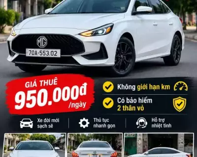 Cho thuê xe MG5 tự lái tại Tây Ninh