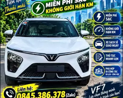 Cho thuê xe VinFast VF7 tại Thuận An