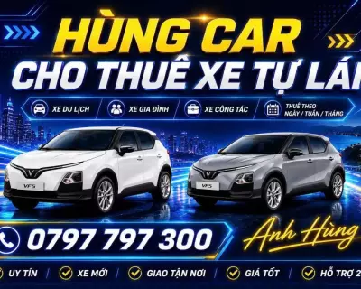 Cho thuê xe VinFast VF5 Plus tại HCM