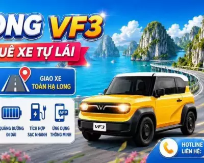 Cho thuê xe Vinfast VF3 tại Hạ Long