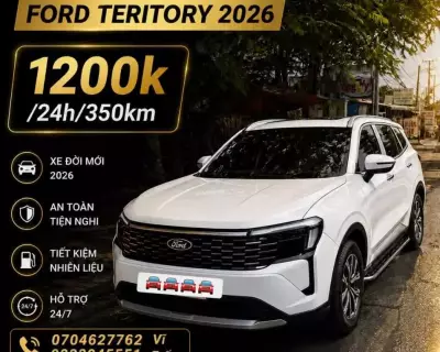 Cho thuê xe Ford Territory tại Tây Ninh