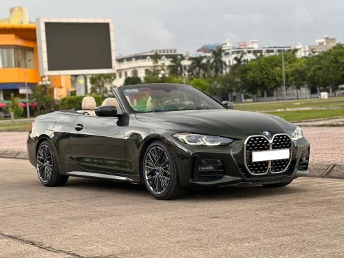BMW 430i Convertible 2021 màu xanh nội thất kem