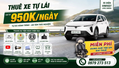 Cho thuê xe Vinfast Limo Green tại HCM