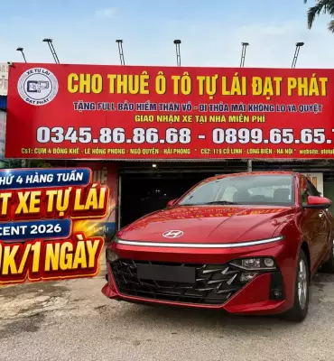 Cho thuê xe Hyundai Accent tại Hải Phòng