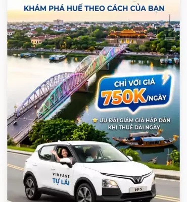 CHO THUÊ XE TỰ LÁI VF5 TẠI HUẾ