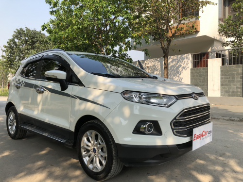 Bán xe Ford EcoSport 1.5AT Titanium 2017, màu Trắng