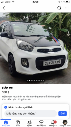 Bán xe Kia morning 2015