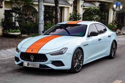 Maserati Ghibli Đỏ (Wrap Xanh) - Xe thể thao nước Ý 