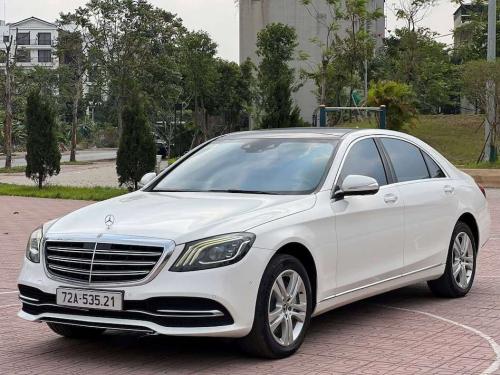 Mercedes S450 trắng kem sản xuất 2017