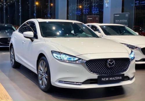 Bán Xe Mazda 6 2.0L Luxury 2022 Trắng - Tặng gói bảo hiểm thân vỏ chính hãng 1 năm
