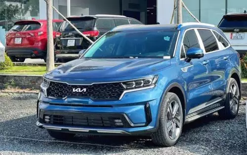 Bán Xe Kia Sorento Signature AWD Diesel (7 ghế) 2022 - Màu xanh - Hỗ trợ lái thử tận nhà