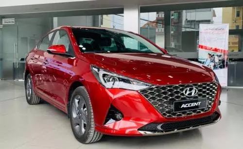 Bán Xe Hyundai Accent 1.4AT Đặc biệt 2022 Đỏ - Tặng 1 năm BHVC