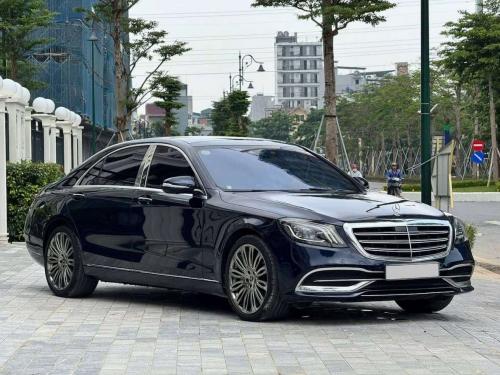 Merc S450 sx2017 màu xanh cavansite nội thất nâu