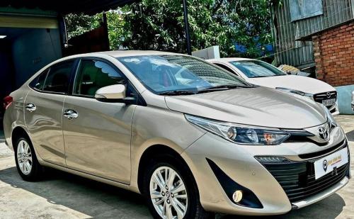 Bán Xe Toyota Vios 2020 màu vàng cát biển tỉnh