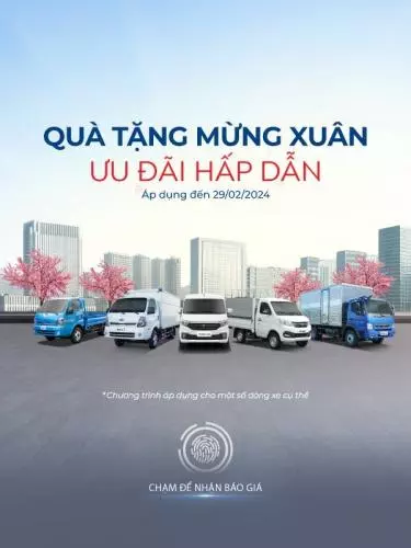 ƯU ĐÃI CHO KHÁCH HÀNG MUA XE TRONG DỊP ĐẦU XUÂN NĂM MỚI GIÁP THÌN 2024