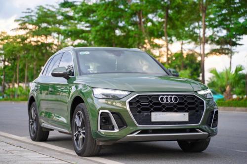  Audi Q5 sx2021 Màu hiếm, nhập khẩu Mexico nguyên chiếc Màu xanh/Nội thất ghi odo 3v6